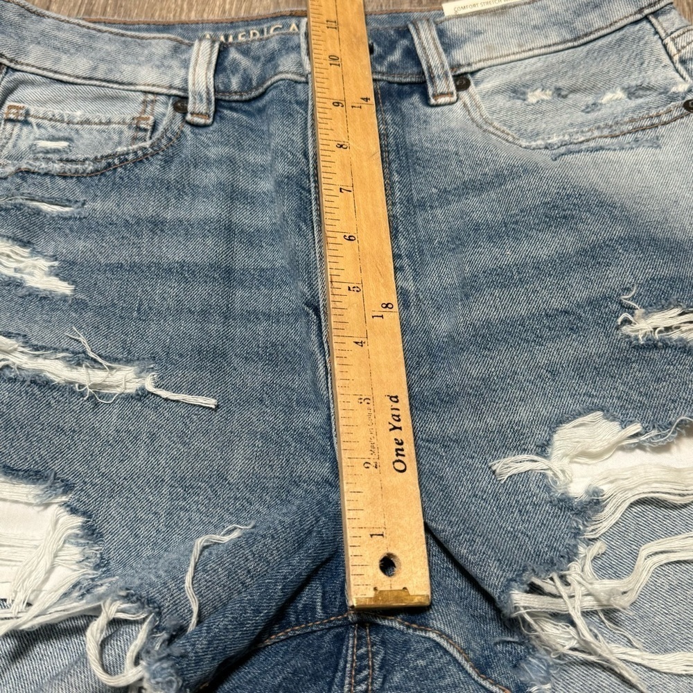 NWT American Eagle Distressed Mom Short Comfort Stretch Waistband 6 - Picture 8 of 11